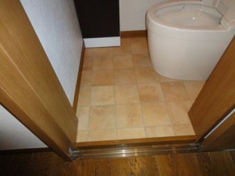 給排水連結型で手洗いを可能に